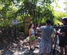 IAT começou a instalar placas educativas para preservar a fauna nativa da Ilha do Mel