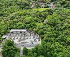 Parananguá, 29 de janeiro de 2025 - O Governo do Paraná realiza uma série de melhorias na Ilha do Mel.