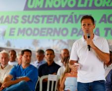 Ratinho Junior libera obras da 1ª fase de requalificação da orla de Pontal do Paraná