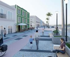 Projeto de revitalização do Centro Histórico de Paranaguá.