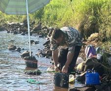 Operações comandadas pelo IAT durante o período de defeso da Piracema resultam em 44 quilos de peixes apreendidos e R$ 127 mil em multas.