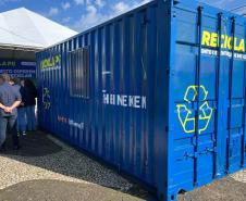 Recicla PG, ligado ao programa Recicla Paraná, da Secretaria de Estado do Desenvolvimento Sustentável, foi inaugurado oficialmente nesta terça-feira (15) em Ponta Grossa