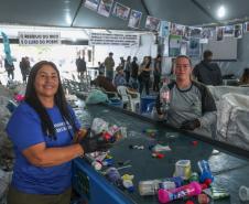 Secretário Rafael Greca visita feira em Curitiba e reforça compromisso do Estado com a reciclagem