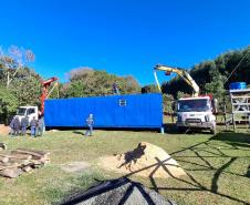 IAT inicia reforma do centro receptivo do Parque Estadual Vale do Codó, em Jaguariaíva
