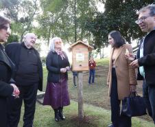 Sede do Ministério Público estadual ganha jardins de mel do Poliniza Paraná
