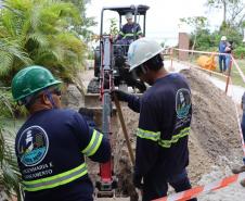 obras do sistema de coleta e tratamento de esgoto têm início na Ilha do Mel