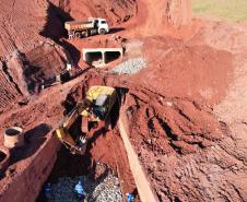 Obra de contenção da voçoroca de Loanda chega a 68% de execução