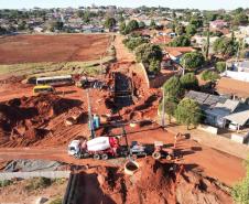 Obra de contenção da voçoroca de Loanda chega a 68% de execução