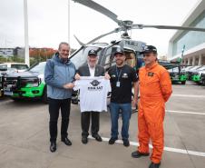 Paraná reforça fiscalização ambiental com 50 caminhonetes e novo helicóptero