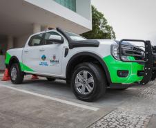 Paraná reforça fiscalização ambiental com 50 caminhonetes e novo helicóptero