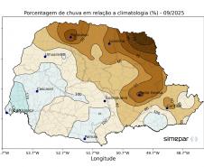 Calor e tempestades: setembro encerra com temperaturas acima da média e chuva irregular