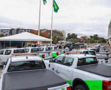 Paraná reforça fiscalização ambiental com 50 caminhonetes e novo helicóptero