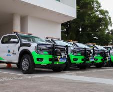 Paraná reforça fiscalização ambiental com 50 caminhonetes e novo helicóptero