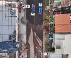 Caminhões hidrojatos ajudam na limpeza de Rio Bonito do Iguaçu