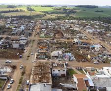 Laudo técnico final do Simepar eleva classificação de tornados que atingiram 11 cidades do Paraná