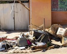 IAT define pontos para destinação dos resíduos gerados pelo tornado em Rio Bonito do Iguaçu