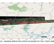 Laudo técnico final do Simepar eleva classificação de tornados que atingiram 11 cidades do Paraná