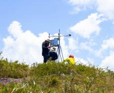 Nova estação meteorológica do Pico Marumbi