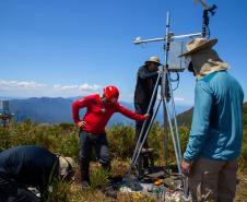 Nova estação meteorológica do Pico Marumbi