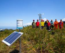 Nova estação meteorológica do Pico Marumbi