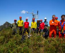 Nova estação meteorológica do Pico Marumbi