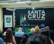 Instituto Água e Terra entregou nesta quinta-feira dez Planos de Manejo para as Unidades de Conservação (UCs). Nesta sexta-feira (12) será feito o repasse de 19 caminhonetes Ford Ranger