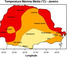 Janeiro terá muita chuva e calor dentro da média, afirma Simepar