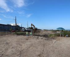 Já em andamento, obras de requalificação da orla de Pontal do Paraná vão melhorar balneários