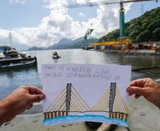 Ponte de Guaratuba: do papel à realidade, confira a linha do tempo da obra do Litoral