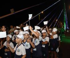 Governador Ratinho Junior inaugura a Ponte de Guaratuba, antigo sonho dos paranaenses