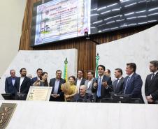 Governador participa da entrega do título de Cidadão Benemérito a José Luiz Scroccaro