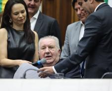 Governador participa da entrega do título de Cidadão Benemérito a José Luiz Scroccaro