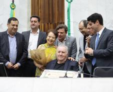 Governador participa da entrega do título de Cidadão Benemérito a José Luiz Scroccaro