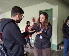 Um dia no viveiro: estudantes da UFPR conhecem viveiro do IAT em São José dos Pinhais