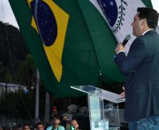 Governador Ratinho Junior inaugura a Ponte de Guaratuba, antigo sonho dos paranaenses