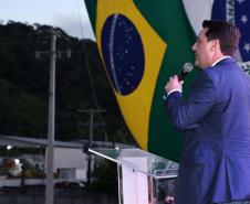 Governador Ratinho Junior inaugura a Ponte de Guaratuba, antigo sonho dos paranaenses