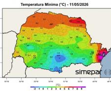 Com massa de ar polar, Paraná tem primeiras temperaturas negativas e recorde de frio no ano