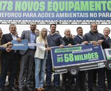 R$ 70,8 milhões: governador entrega veículos e equipamentos para fortalecer gestão ambiental