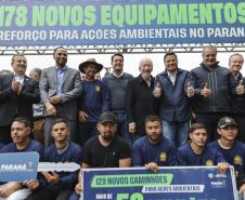 R$ 70,8 milhões: governador entrega veículos e equipamentos para fortalecer gestão ambiental