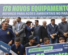 R$ 70,8 milhões: governador entrega veículos e equipamentos para fortalecer gestão ambiental