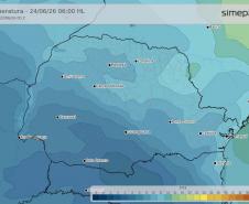 Intensa massa de ar polar derruba as temperaturas no Paraná nesta semana