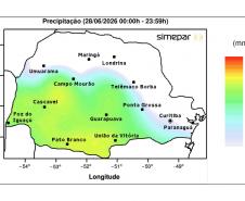 Após tempestades com raios e granizo no Paraná, semana segue chuvosa no Oeste e Sudoeste