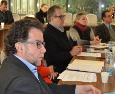 Secretário do Meio Ambiente do Paraná, Antonio Carlos Bonett durante a 29ª reunião ordinária do Conselho Estadual de Recurso Hídricos do Paraná, evento coordenado pela secretaria estadual do Meio Ambiente e Recursos Hídricos (SEMA). Curitiba, 19/07/2017.Foto: Divulgação Sema