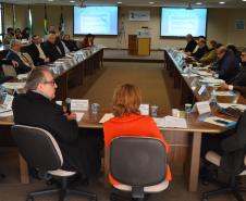 Secretário do Meio Ambiente do Paraná, Antonio Carlos Bonett durante a 29ª reunião ordinária do Conselho Estadual de Recurso Hídricos do Paraná, evento coordenado pela secretaria estadual do Meio Ambiente e Recursos Hídricos (SEMA). Curitiba, 19/07/2017.Foto: Divulgação Sema