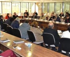 Secretário do Meio Ambiente do Paraná, Antonio Carlos Bonett durante a 29ª reunião ordinária do Conselho Estadual de Recurso Hídricos do Paraná, evento coordenado pela secretaria estadual do Meio Ambiente e Recursos Hídricos (SEMA). Curitiba, 19/07/2017.Foto: Divulgação Sema