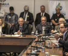 Vice Governadora Cida Borgueti, participa da reunião do Grupo Gestor de Revitalização do Rio Iguaçu (GGRI).
Curitiba, 30/01/2018
Foto: Maurilio Cheli