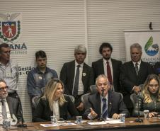 Vice Governadora Cida Borgueti, participa da reunião do Grupo Gestor de Revitalização do Rio Iguaçu (GGRI).
Curitiba, 30/01/2018
Foto: Maurilio Cheli