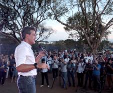 O governador Beto Richa inaugurou nesta sexta-feira (01/03) o Parque Estadual Vitório Piassa- Parque do Alvorecer, em Pato Branco, no Sudoeste do Estado