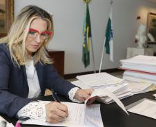 Governadora do estado do Paraná Cida Borghetti. - Curitiba/Pr, 08.05.2018 - Foto Jonas Oliveira/Governadoria