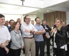 Em solenidade na Câmara Municipal de Francisco Beltrão, neste sábado (30), a governadora Cida Borghetti anunciou R$ 87 milhões para obras de infraestrutura a ações na região Sudoeste. Dos recursos, R$ 76,6 milhões fazem parte do Programa Estadual de Recuperação e Conservação de Estradas, que tem R$ 1,5 bilhão para melhorias na malha rodoviária estadual.-. Francisco Beltrão,30/06/2018 Foto:Jaelson Lucas / ANPr